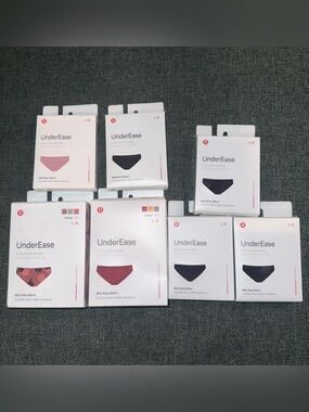 LOT OF 10 LULULEMON UNDEREASE BIKINI PANTIES MULTICOLOR BRAND NEW SIZE LARGE